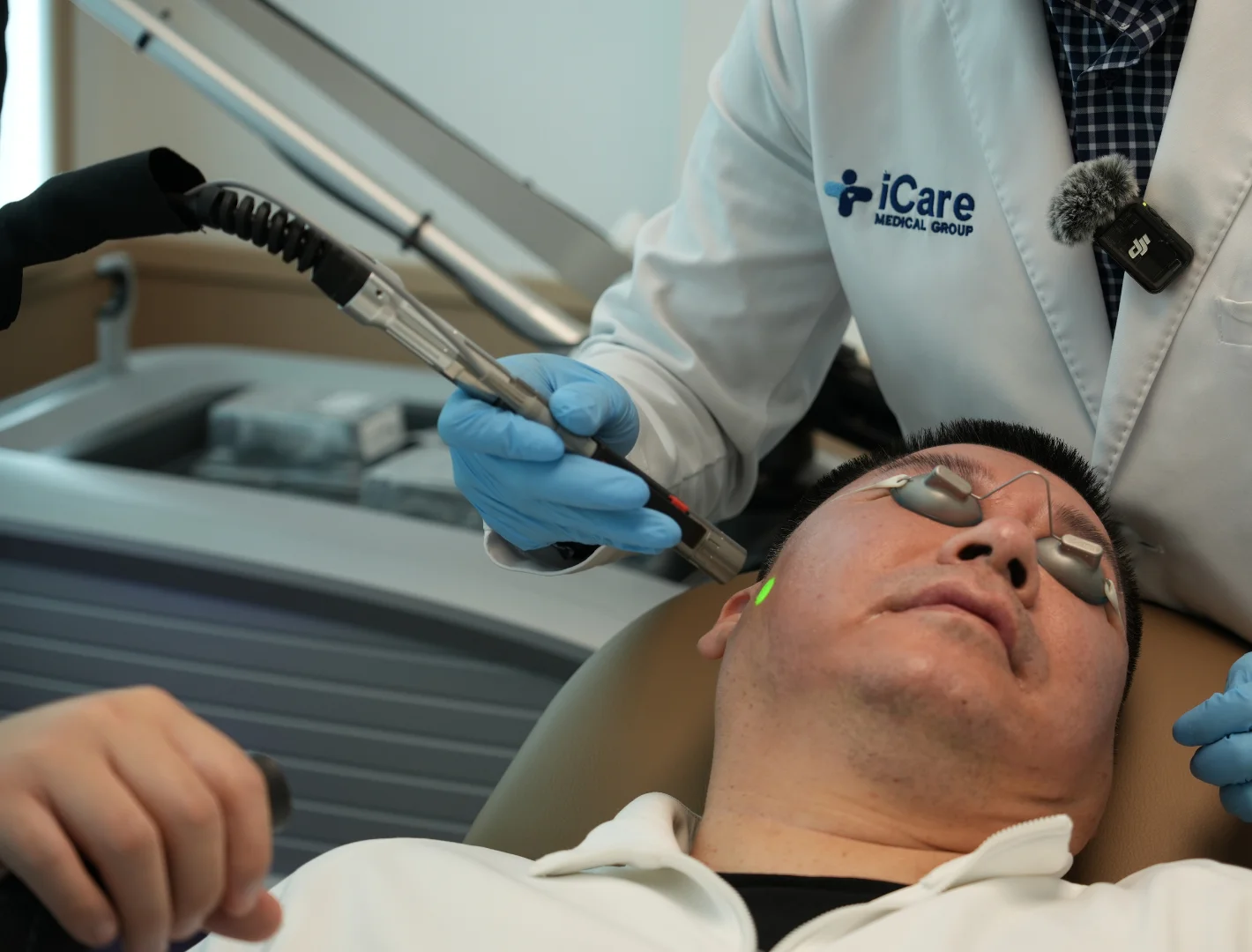 Laser therapy in clinic